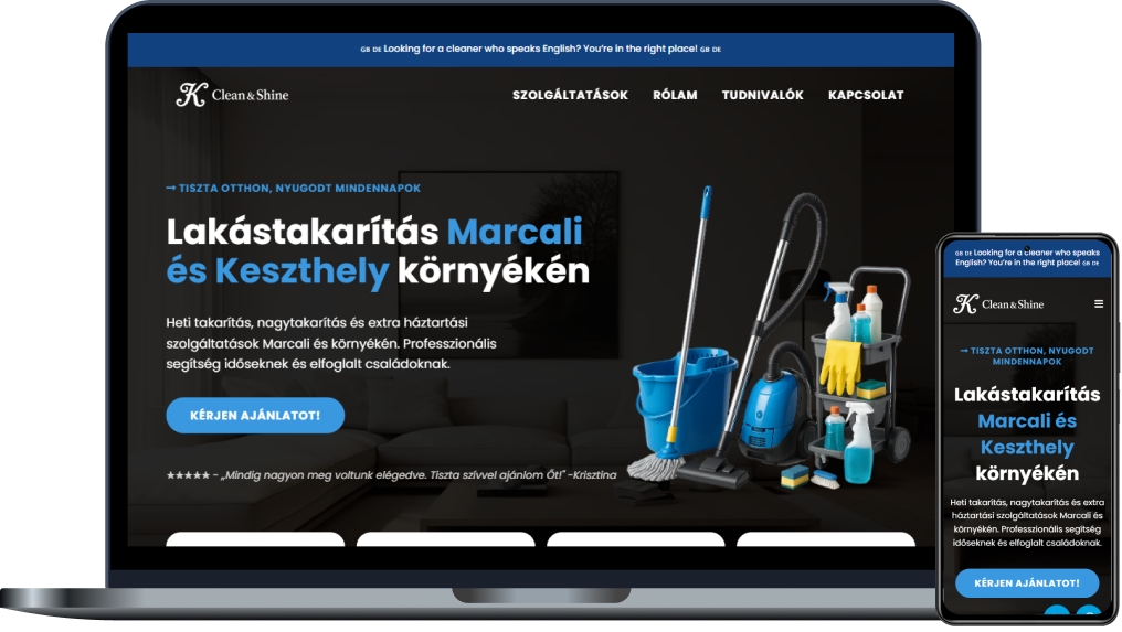K-Clean referencia projekt