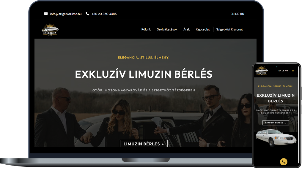 Szigetköz Limo referencia projekt